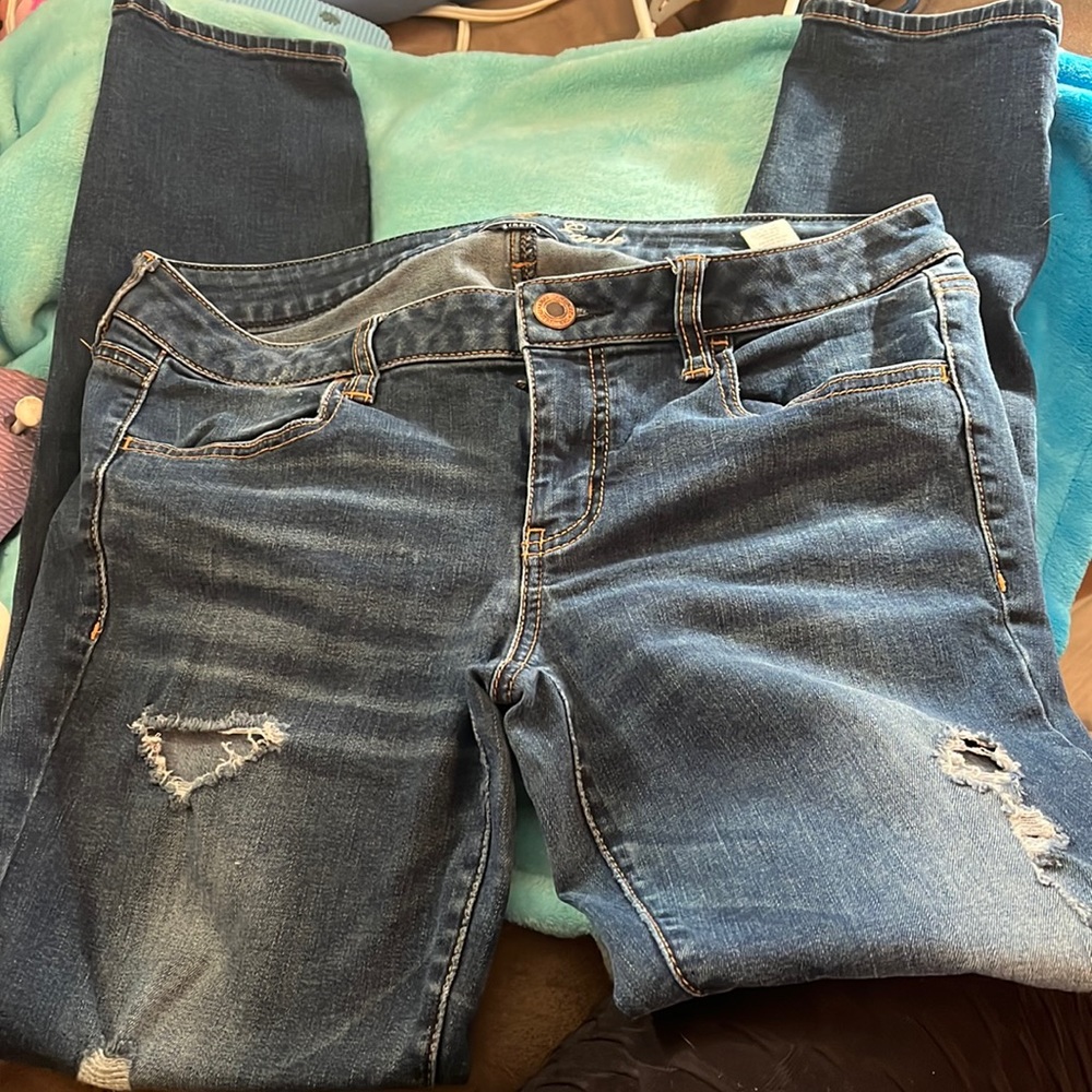 American Eagle stretch size 12 skinny jeans